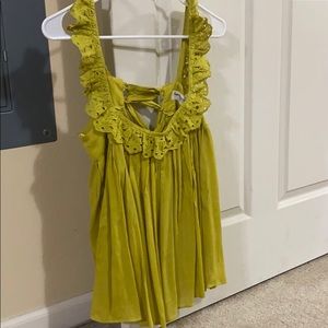 Lime green swing top